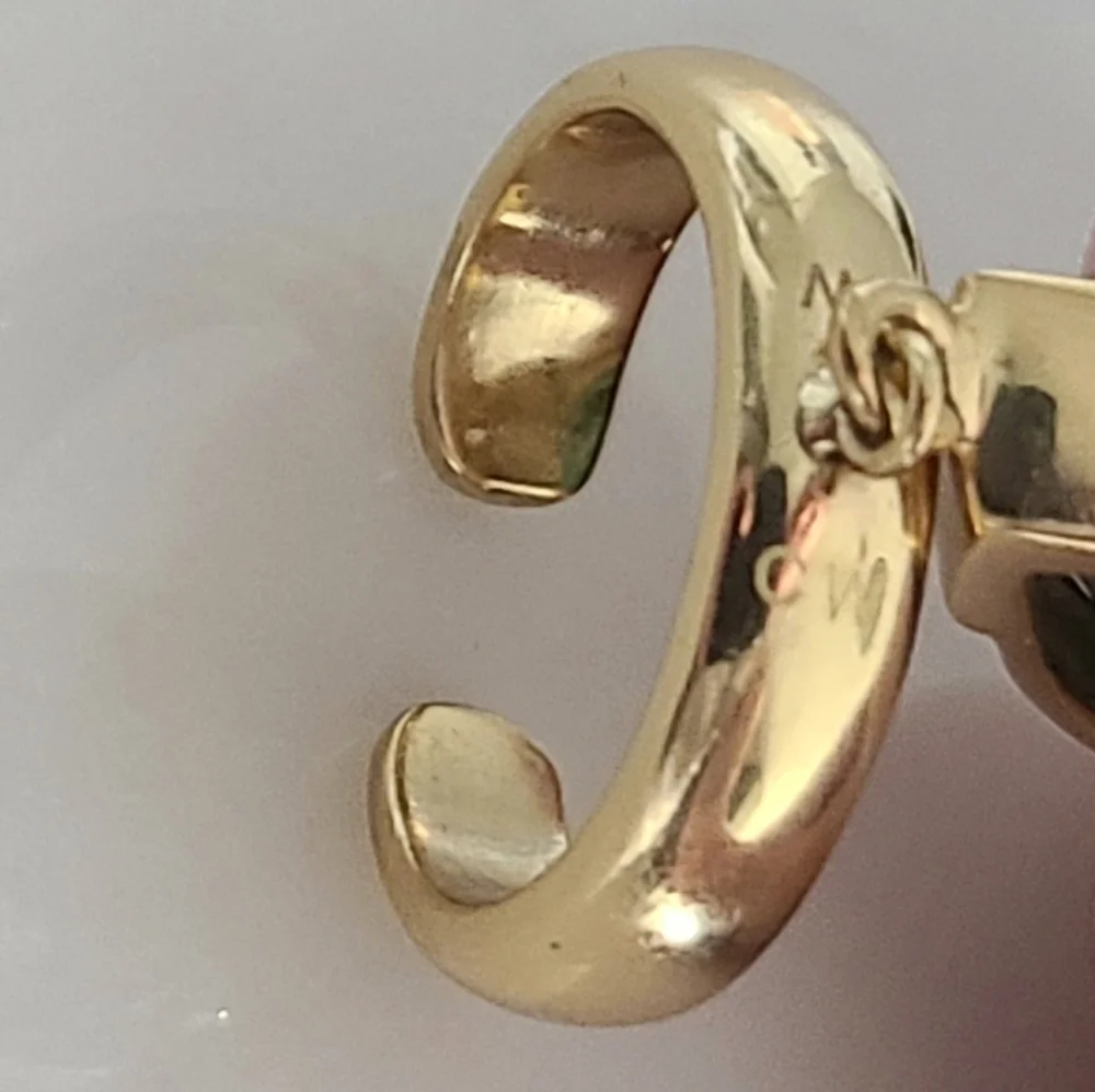 Cornelia Webb 24K Goldplated Quartz Ear Cuff, Emerald, NWT